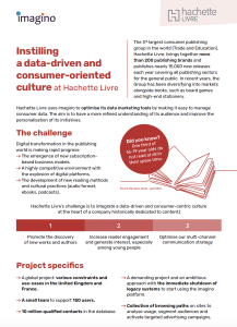 Étude de cas : Hachette LIVRE - éditeur - mai 2025