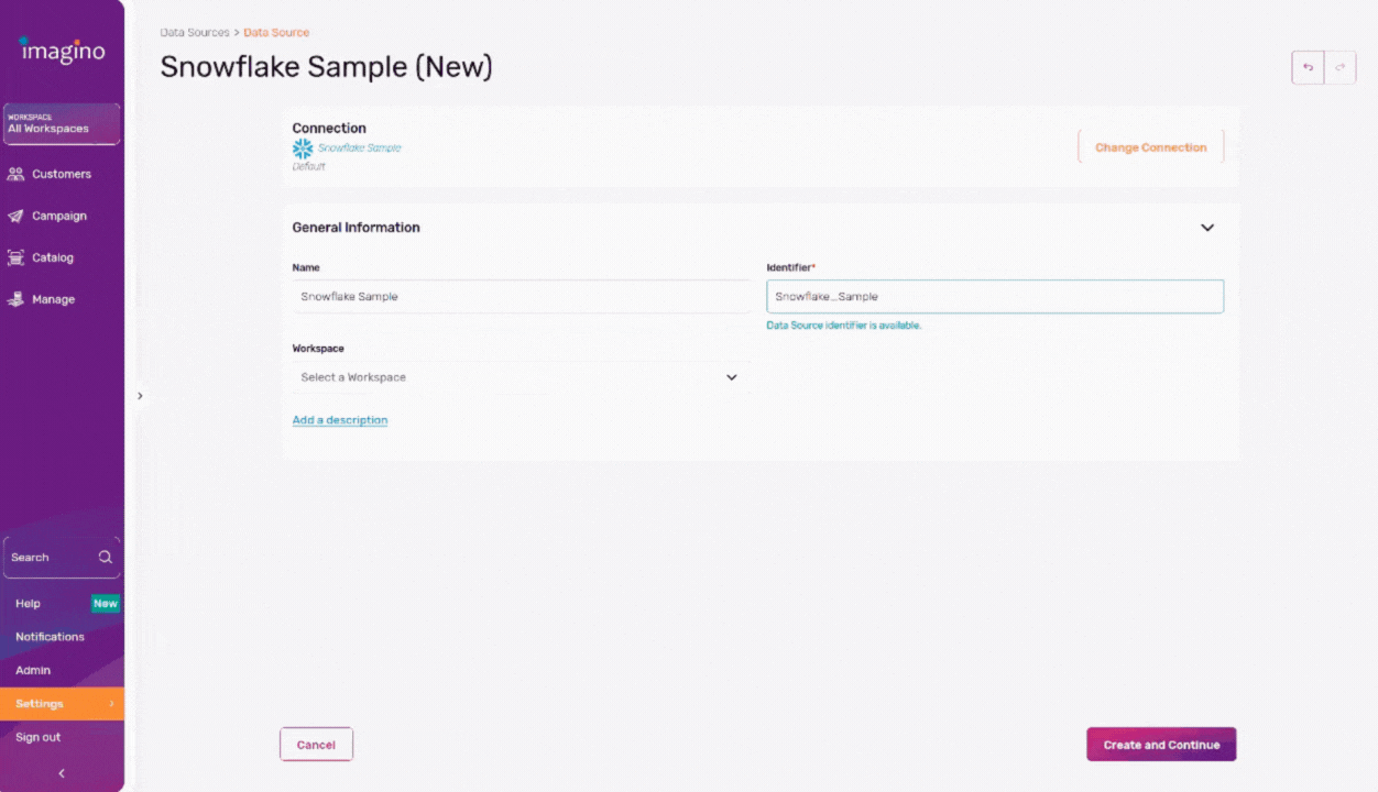 Snowflake integration